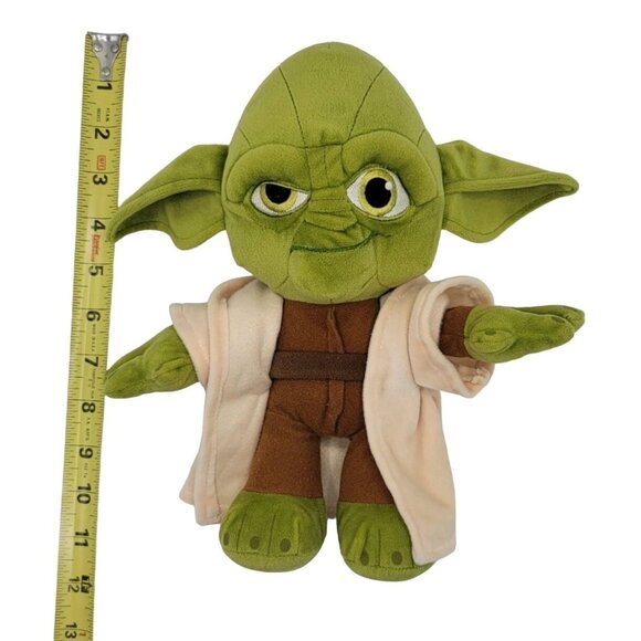 Star Wars Yoda Plush Doll Green 11.5" With Robe Lucasfilm Jedi Master Posh Paws - Picture 8 of 8